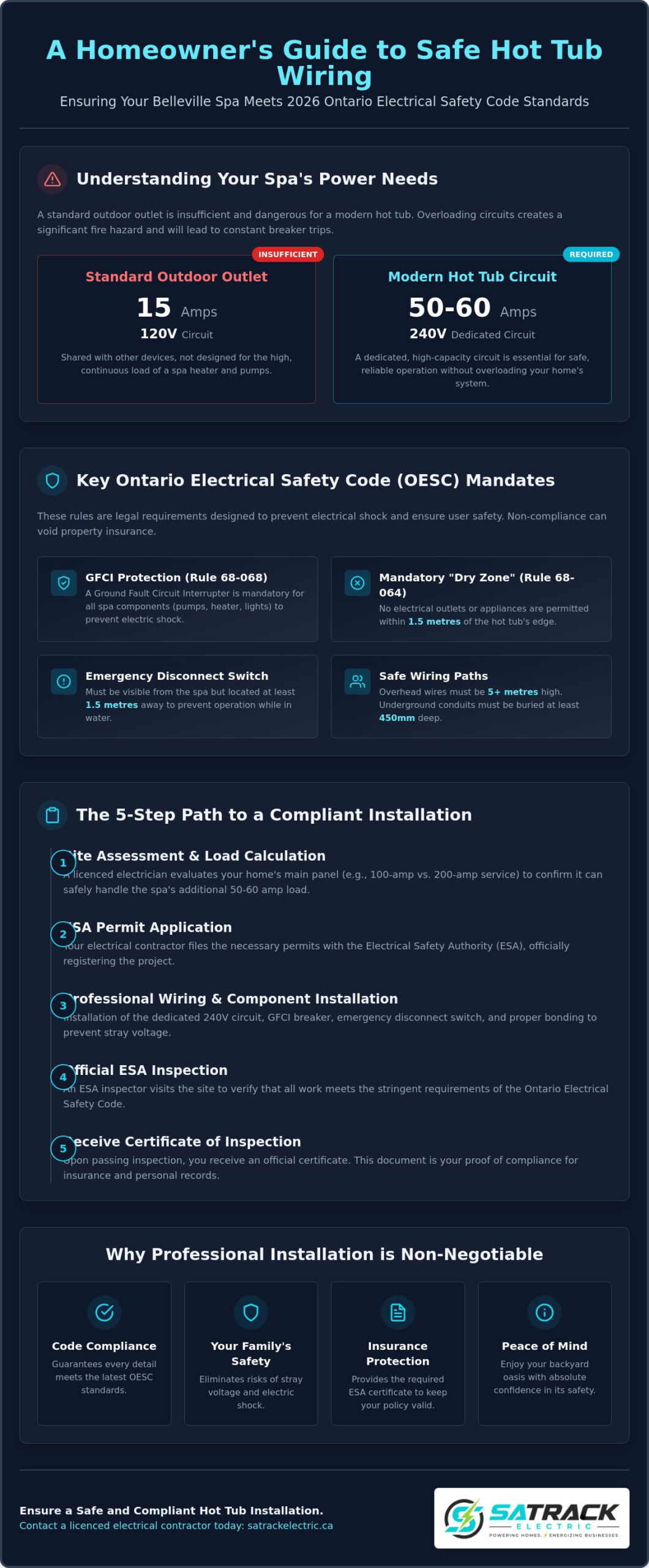 Professional Hot Tub Wiring in Belleville: A Complete Electrical Guide for 2026