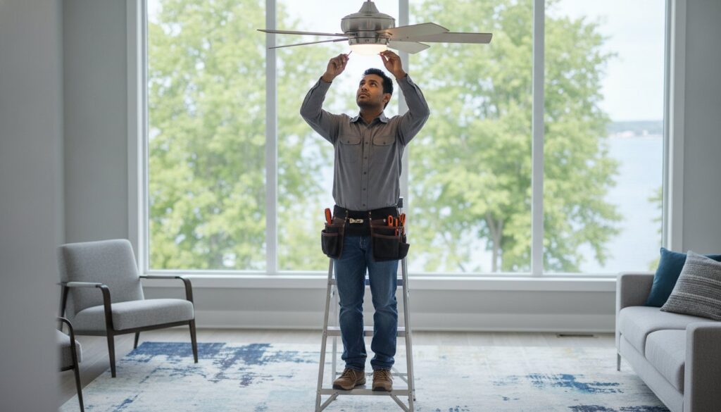 Ceiling Fan Installation in Belleville & Quinte West