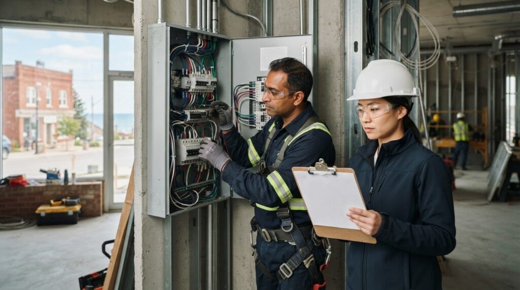 WSIB Compliant Electrical Contractor Services in Brighton